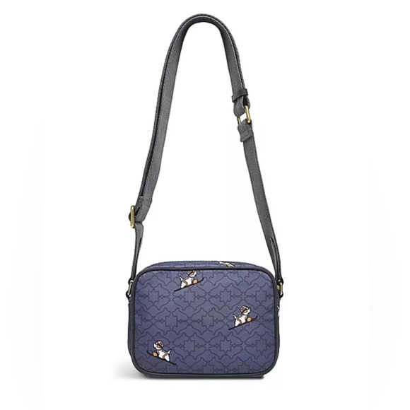 Radley London Blue Nylon Heirloom Ski Dog Crossbody - Picture 2 of 16